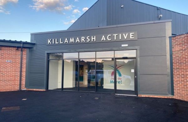 Photo showing the front entrance of Killamarsh Active Community Centre